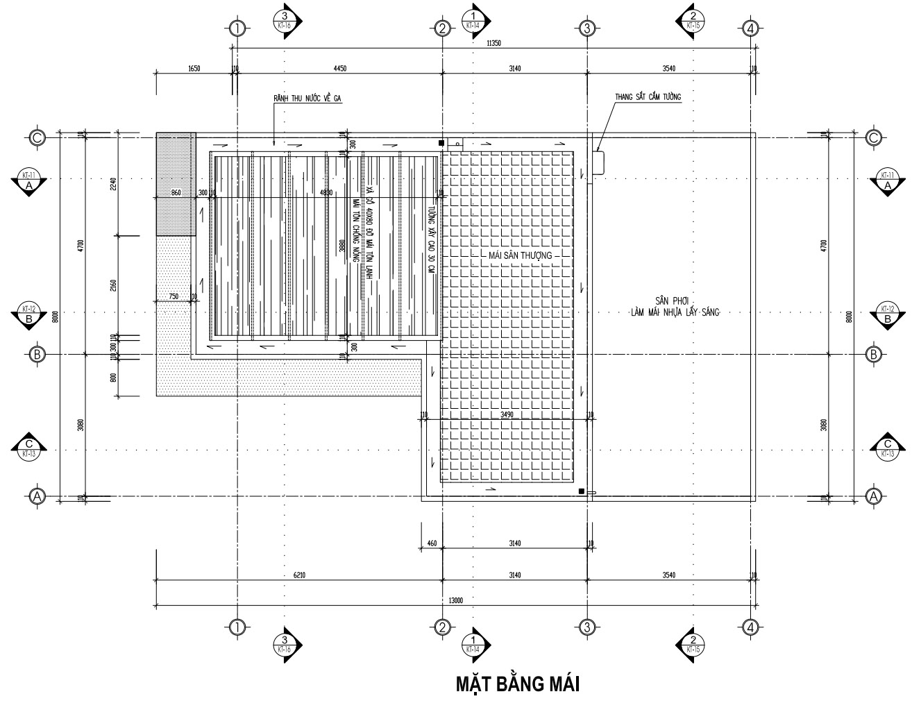 bản vẽ nhà 3 tầng 90m2 8