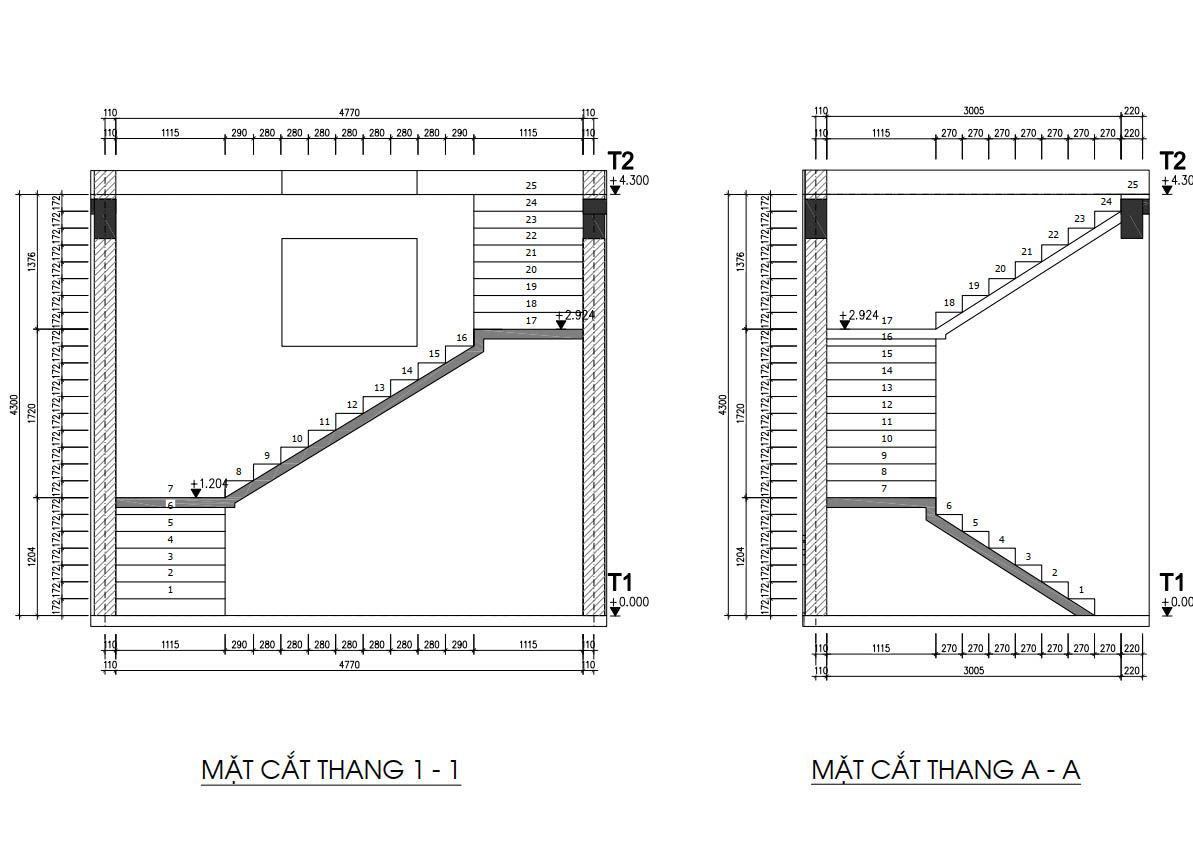 bản vẽ biệt thự tân cổ điển 2 tầng 10x20m 31