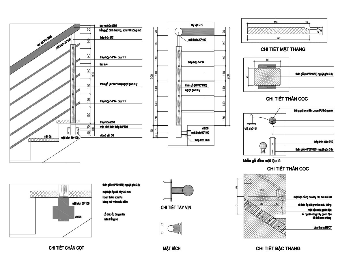 bản vẽ biệt thự tân cổ điển 2 tầng 10x20m 33