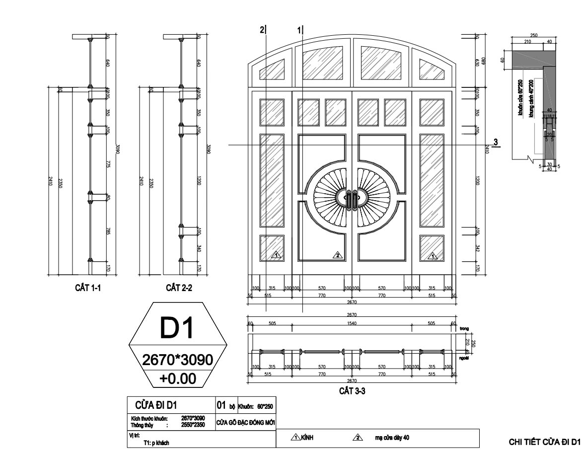 bản vẽ biệt thự tân cổ điển 2 tầng 10x20m 42