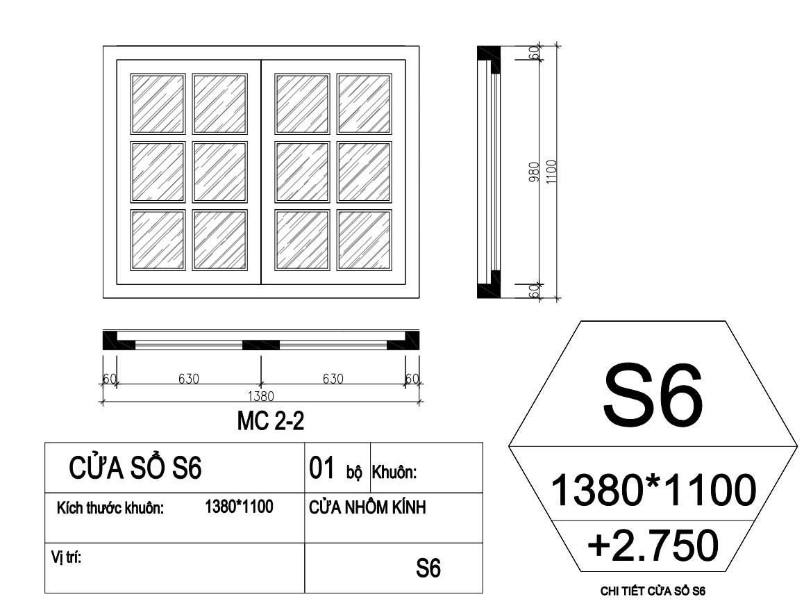 bản vẽ biệt thự tân cổ điển 2 tầng 10x20m 55