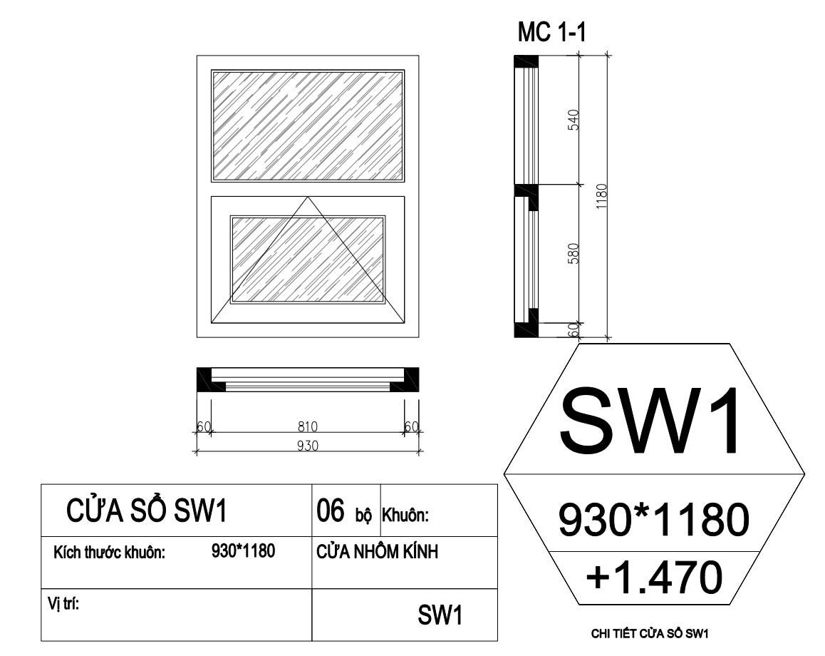 bản vẽ biệt thự tân cổ điển 2 tầng 10x20m 56