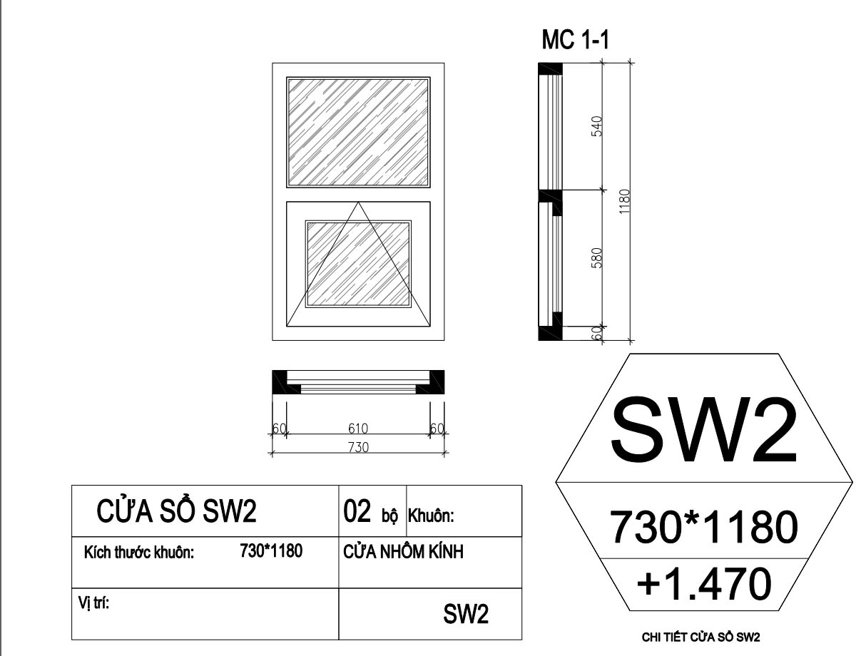 bản vẽ biệt thự tân cổ điển 2 tầng 10x20m 57