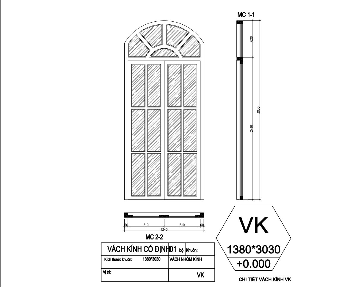 bản vẽ biệt thự tân cổ điển 2 tầng 10x20m 58