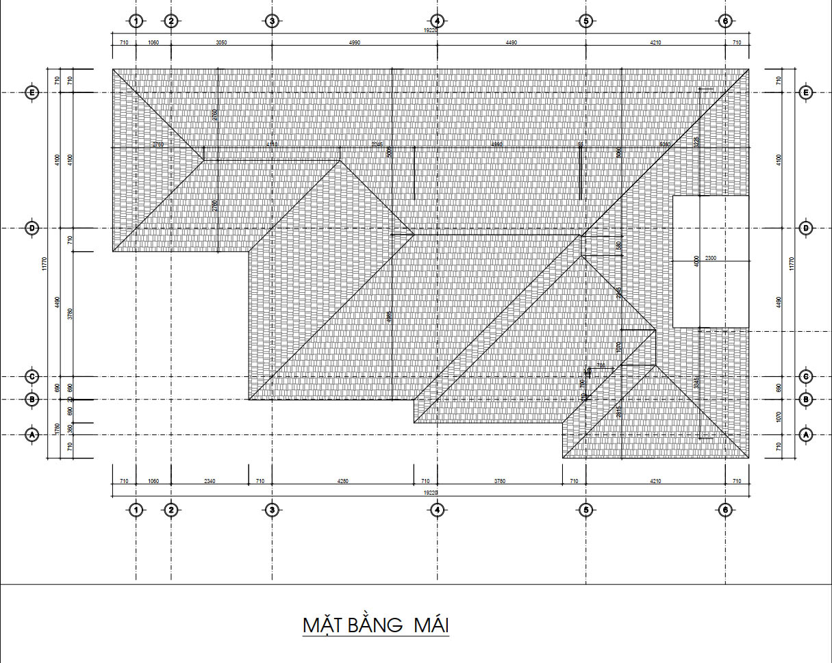 bản vẽ biệt thự tân cổ điển 2 tầng 10x20m 9