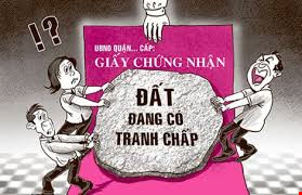 tranh chap dat