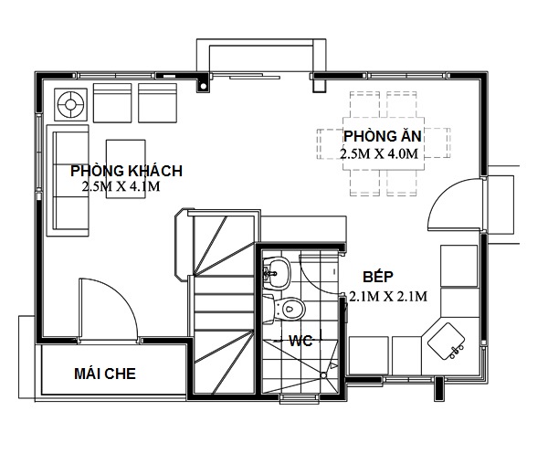 biet thu 2 tang 100m2 1