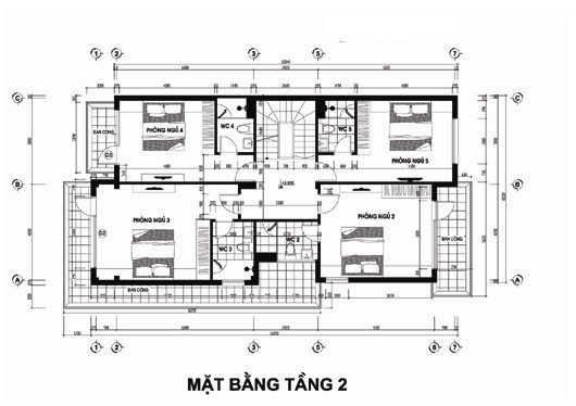 biet thu 3 tang 120m2 4