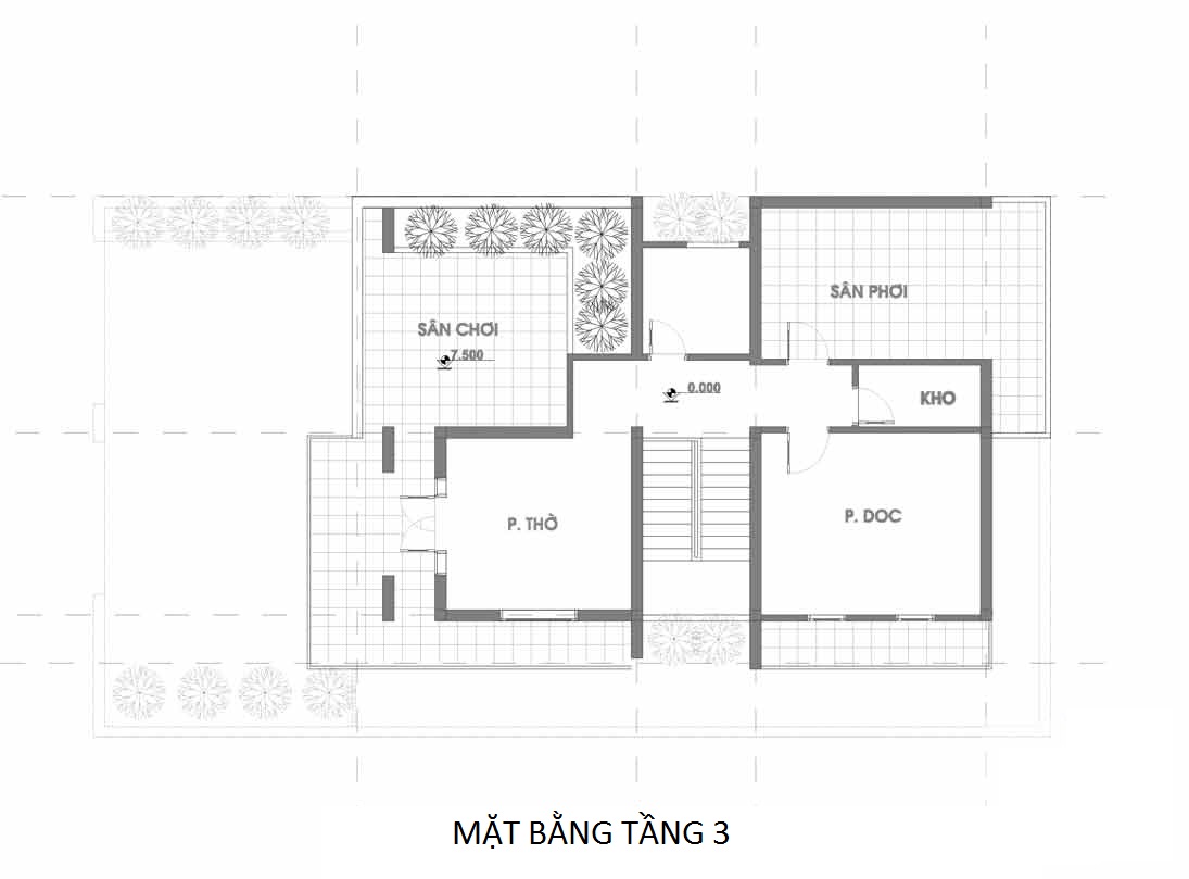 Biet thu 3 tang 120m2 3