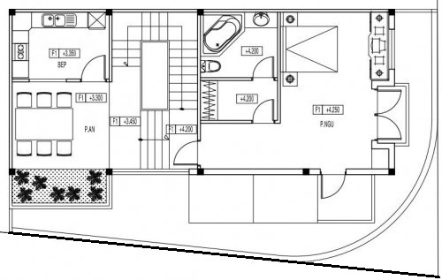 biet thu 3 tang co dien 7x13 2