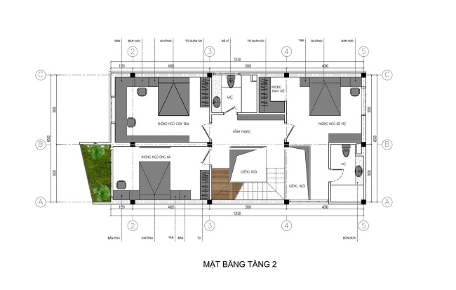 biet thu hien dai 3 tang 8x15m 5