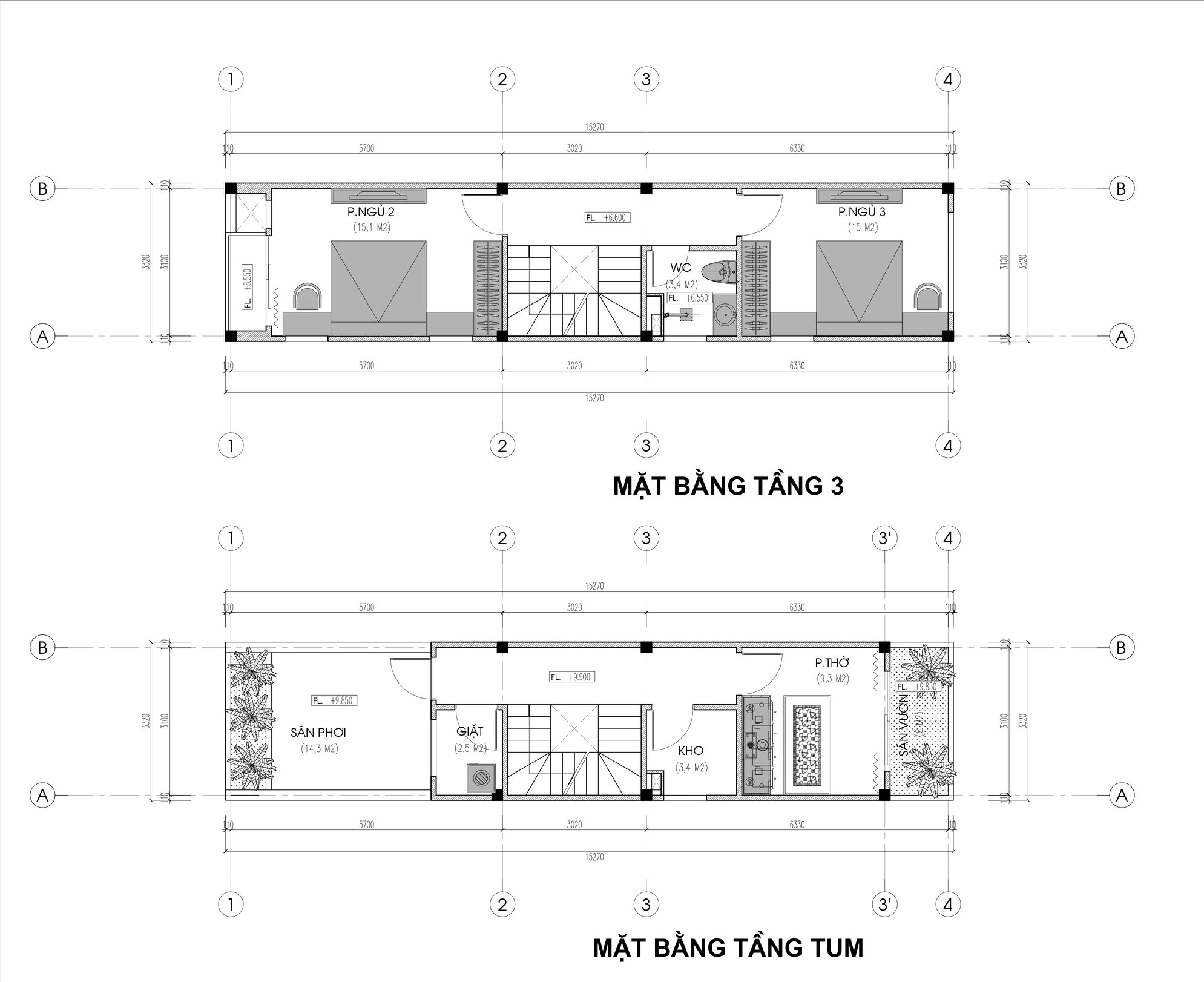 thiet ke nha pho 4 tang 50m23