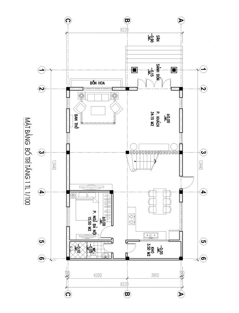 mau biet thu 2 tang 110m24