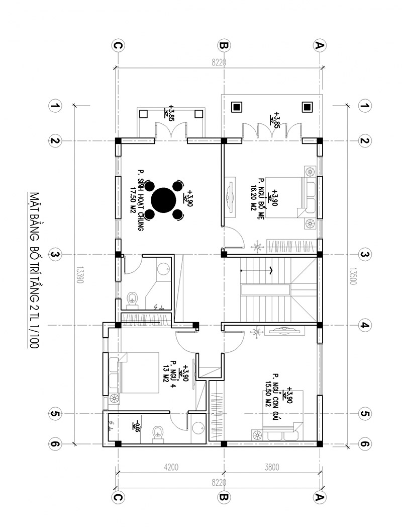 mau biet thu 2 tang 110m25