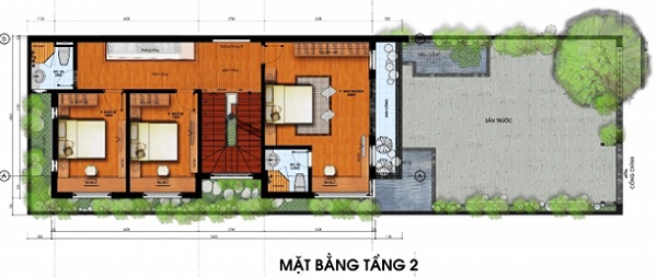 biet thu mini 2 tang 85m2 11