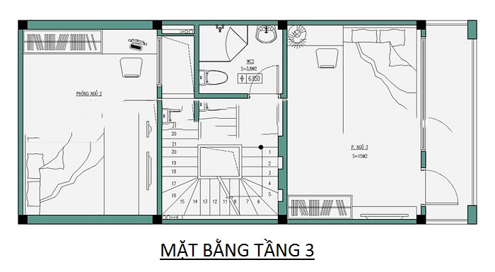 thiet ke nha ong hien dai 4 tang 50m2 3
