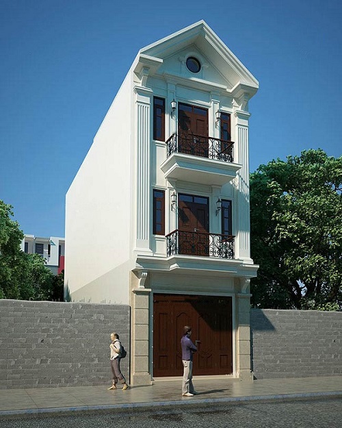 3 tang mau nha pho mat tien 4m 23