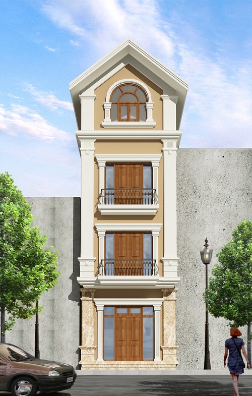 4 tang mau nha pho mat tien 4m 24