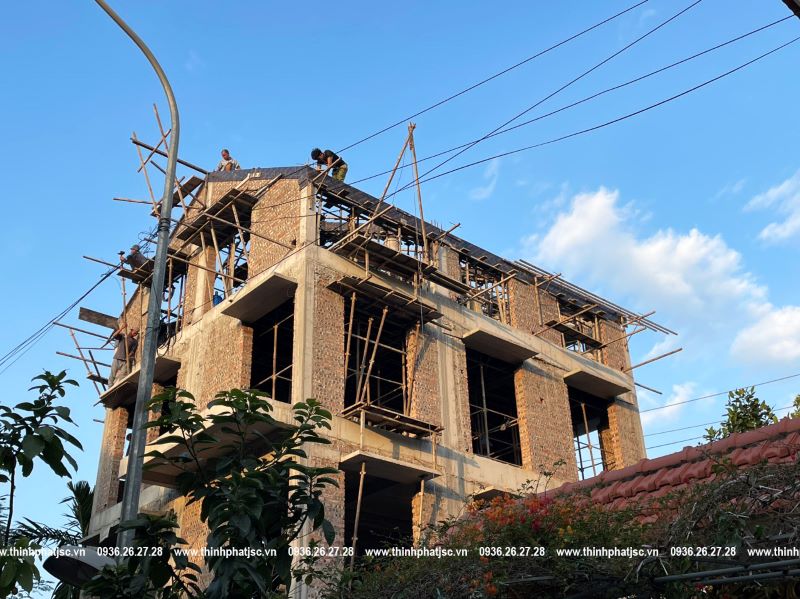 14 12 xây biệt thự trọn gói Mê Linh Hà Nội phần thô 2023 5
