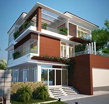 Thiết kế  biệt thự tây hồ