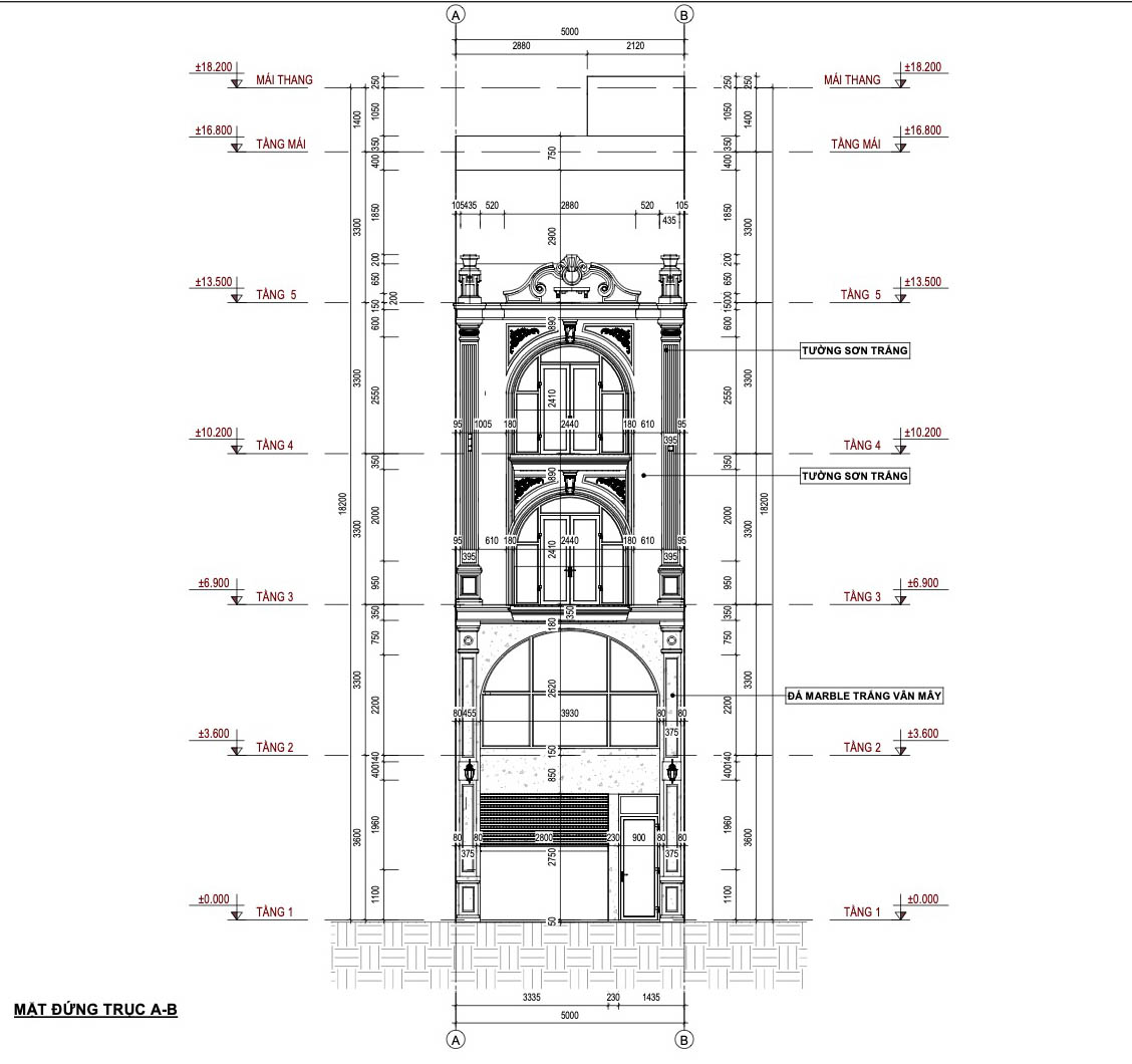 ban ve nha pho 80m2 mat tien 5m10