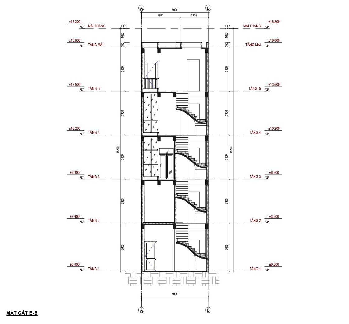 ban ve nha pho 80m2 mat tien 5m9