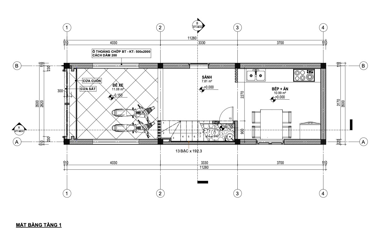 ban ve thiet ke nha pho 40m2 4 tang 1 tum1