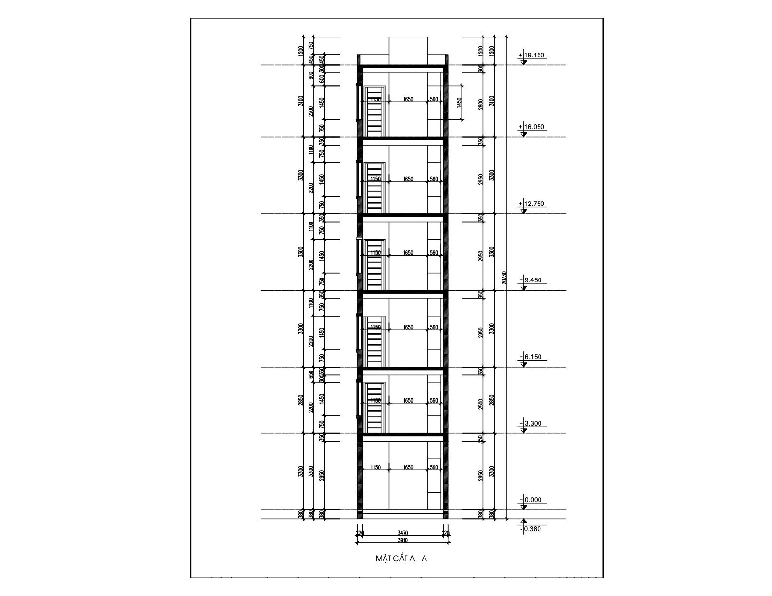 ban ve nha pho 5 tang 1 lung mat tien 4m10