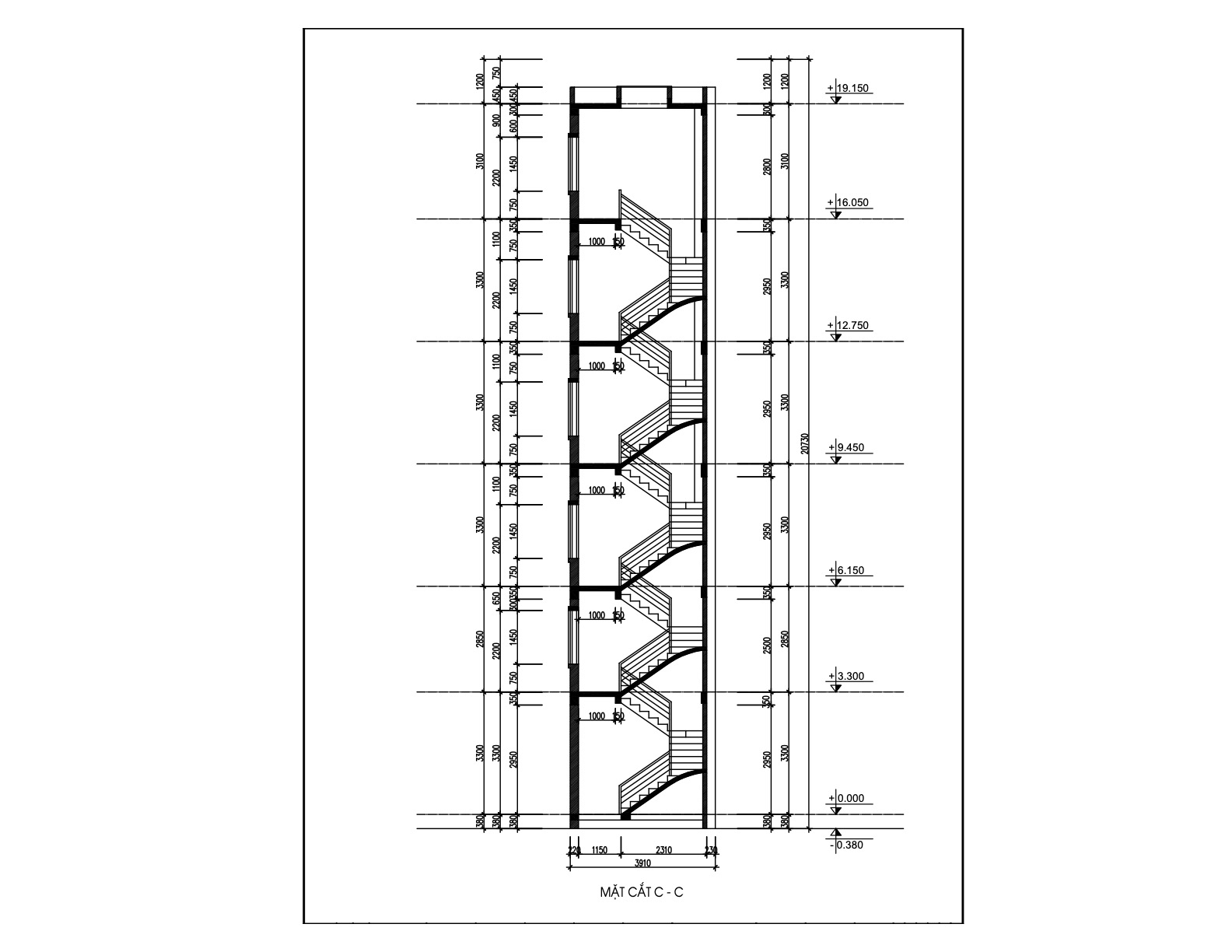 ban ve nha pho 5 tang 1 lung mat tien 4m12