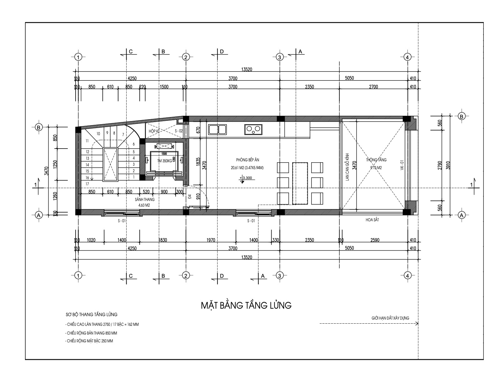 ban ve nha pho 5 tang 1 lung mat tien 4m2