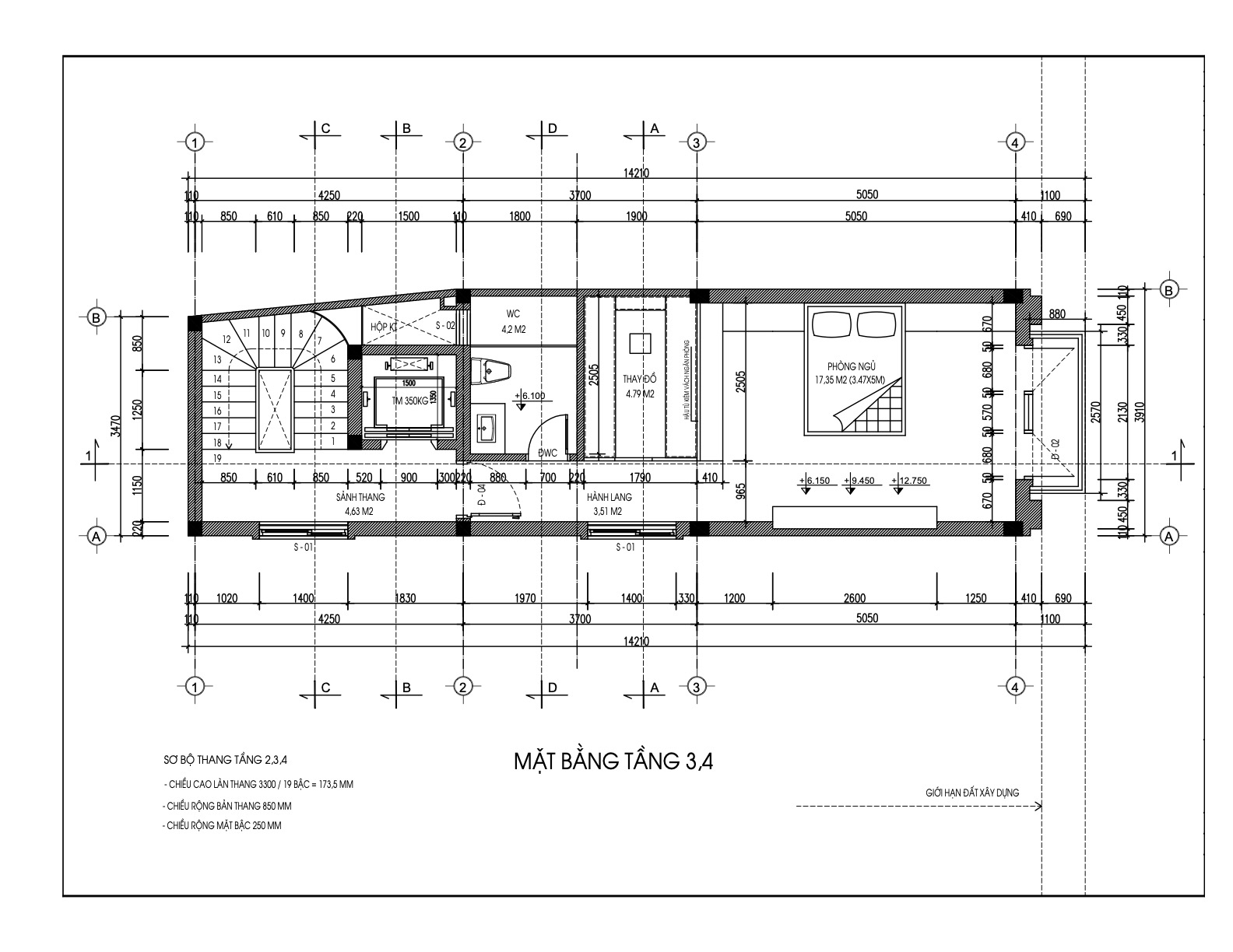 ban ve nha pho 5 tang 1 lung mat tien 4m4