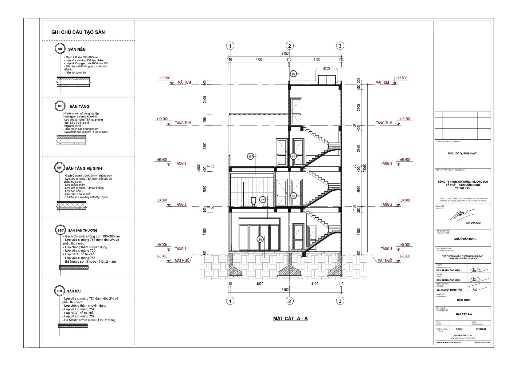 ban ve nha pho 3 tang 60m2 8