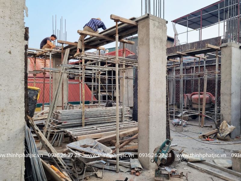 phần thô nhà văn phòng tháng 9 6