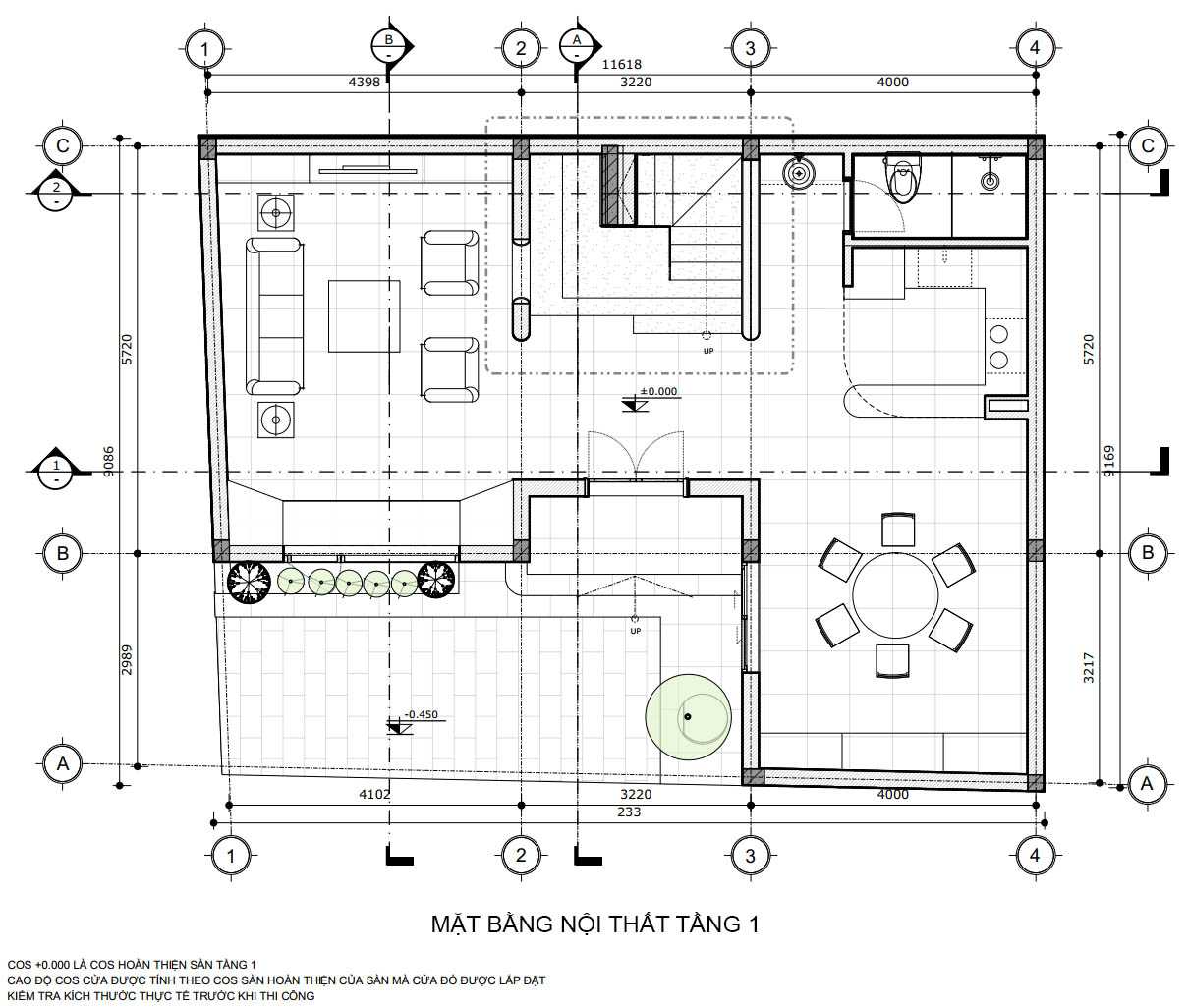 Bản vẽ nhà phố 3 tầng 100m2 5