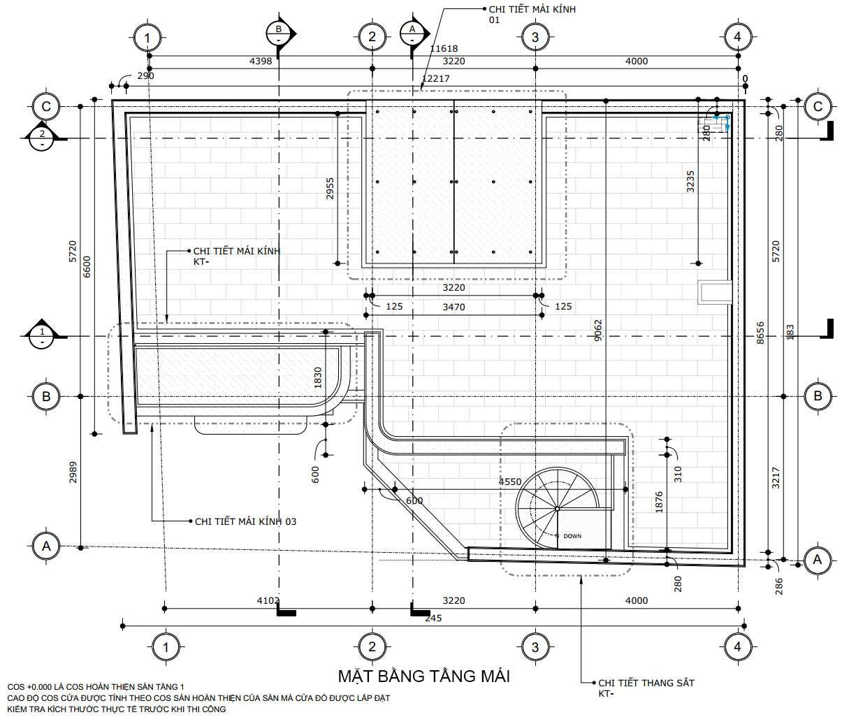 Bản vẽ nhà phố 3 tầng 100m2 8