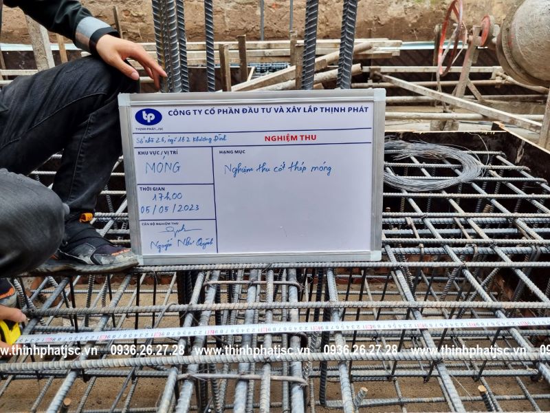 06 05 xây nhà trọn gói quận thanh xuân thép móng nhà dân 14
