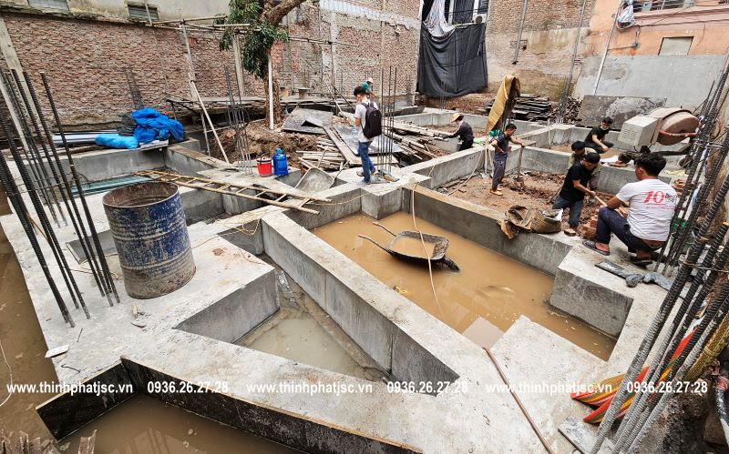 06 05 xây nhà trọn gói quận thanh xuân thép móng nhà dân 15