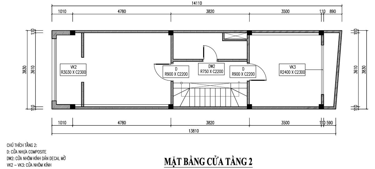 bản vẽ nhà phố 50m2 3 tầng 1 tum 15