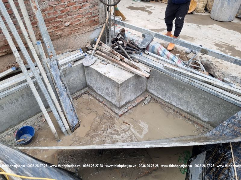 tiến độ thi công nhà phố tại Đức Giang Long Biên 16 05 2024 9