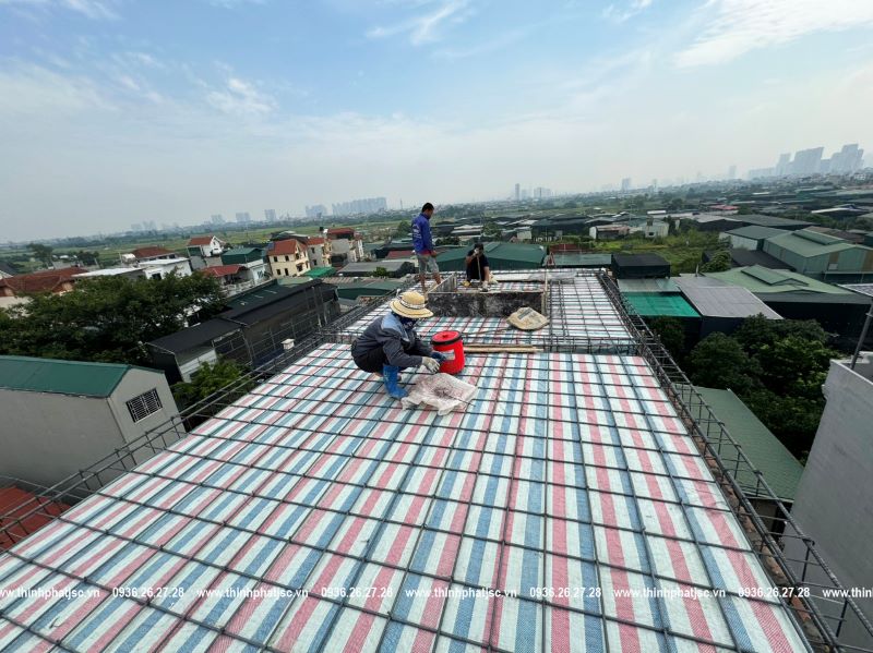 Cập nhật tiến độ công trình Hoài Đức 01/06/2024