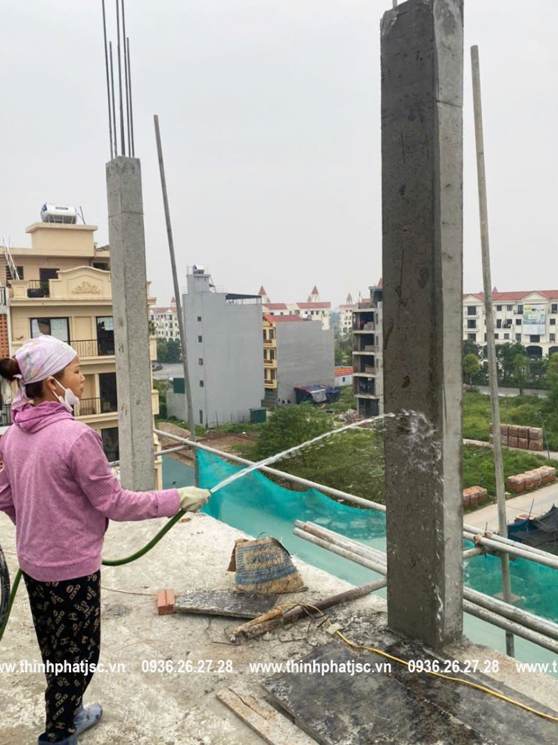 xây nhà trọn gói quận Hoài Đức tiến độ công trình kim chung 26 09 2024 14