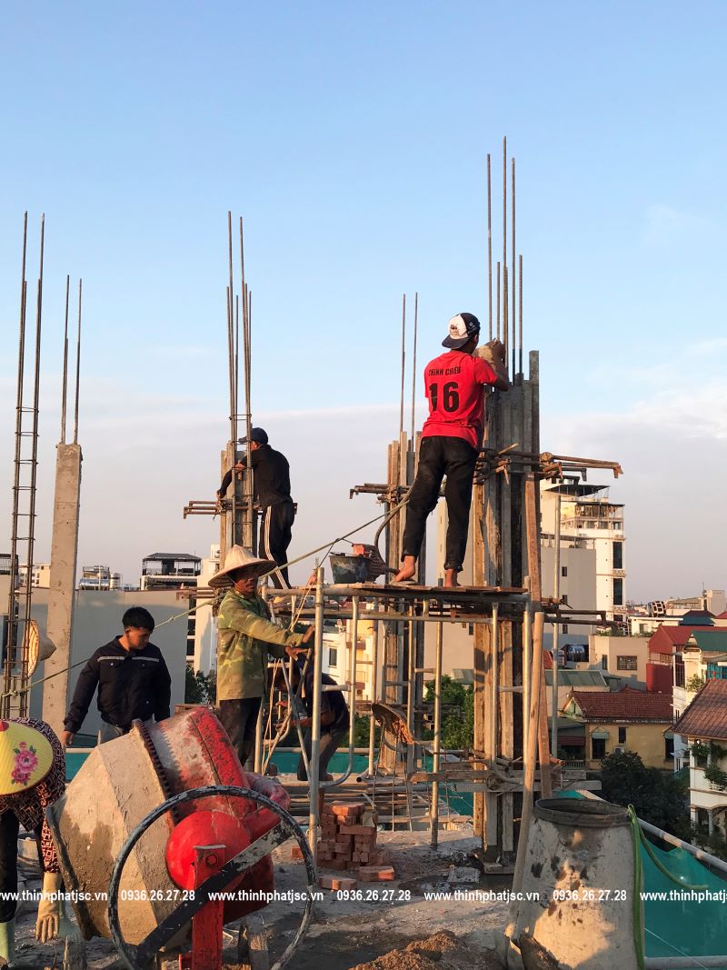 xây nhà trọn gói quận Hoài Đức tiến độ công trình kim chung 26 09 2024 7