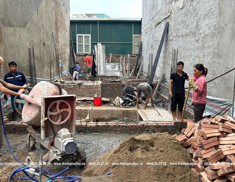 xây nhà trọn gói quận Tây Hồ Anh Dũng An Dương 1