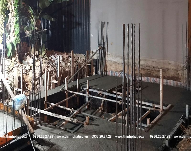 xây nhà trọn gói quận Hà Đông anh long yên nghĩa móng 14