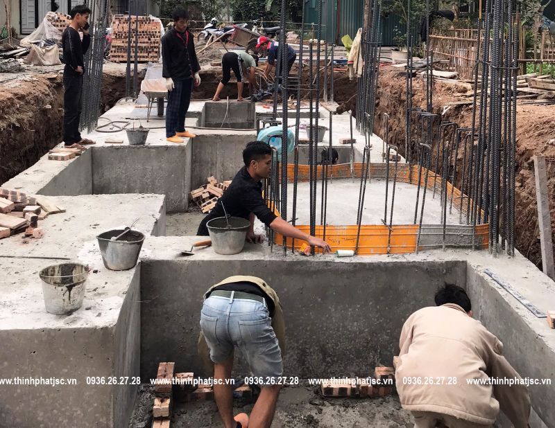 xây nhà trọn gói yên nghĩa 2025 a long bê tông móng 3