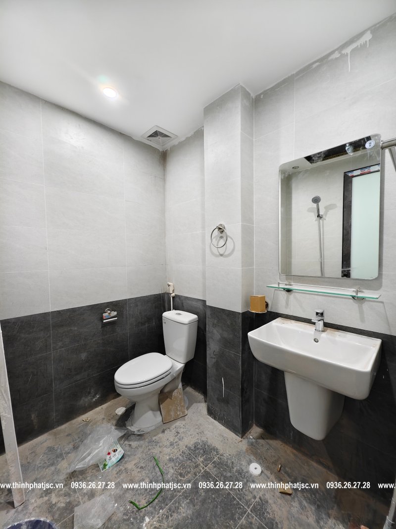 tiến độ hoàn thiện nhà phố Quốc Tử Giám 17 02 2025 10