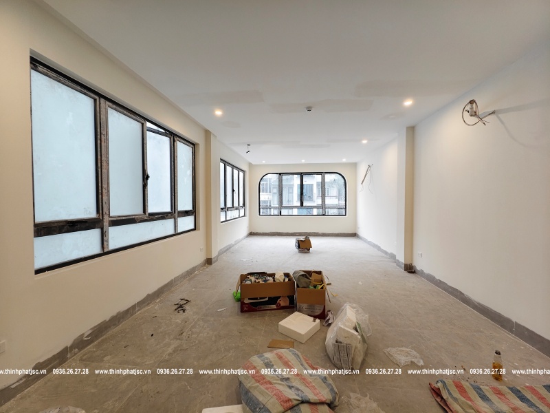 tiến độ hoàn thiện nhà phố Quốc Tử Giám 17 02 2025 11