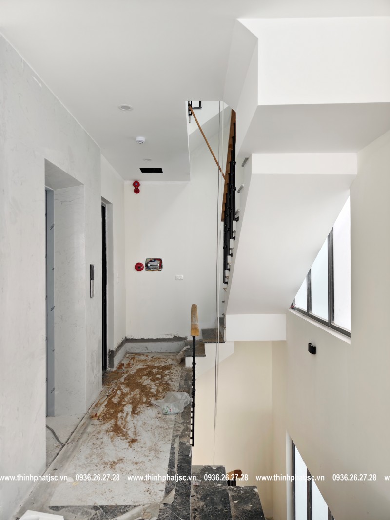 tiến độ hoàn thiện nhà phố Quốc Tử Giám 17 02 2025 13