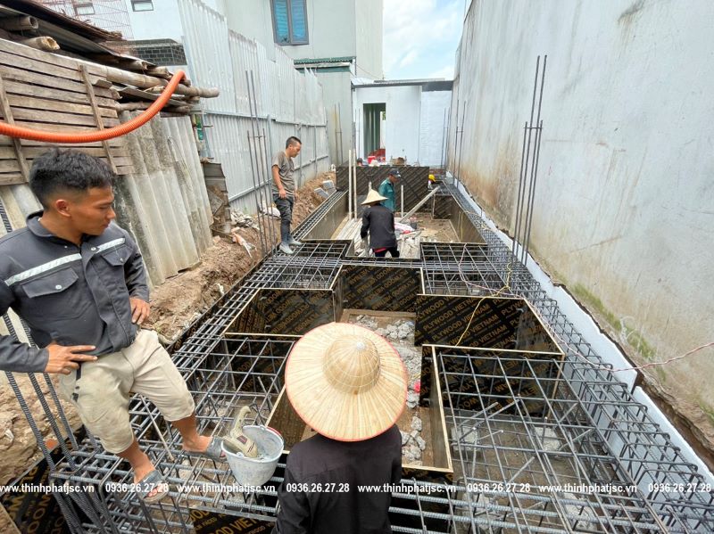 Cập nhật tiến độ nhà anh Sơn - Giang Biên ngày 12/07/2024
