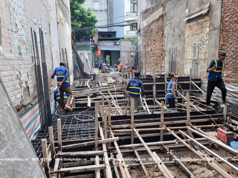 xây nhà trọn gói quận Hoàng Mai ct đền lừ móng 11 2024 5